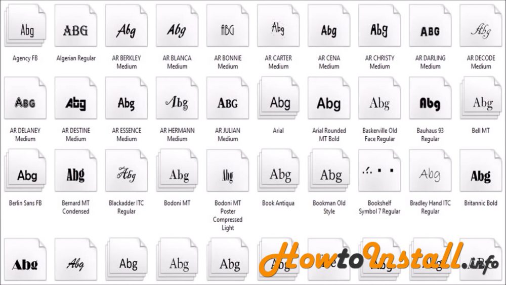 How to Install Fonts in Windows 10, Photoshop and Microsoft Office