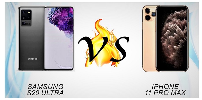 Samsung Galaxy S20 Ultra vs. iPhone 11 Pro Max