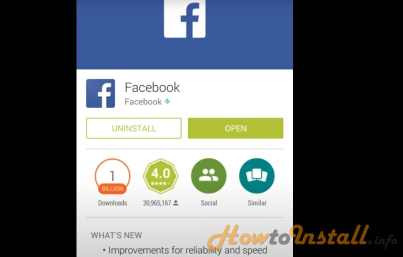 How To Install Facebook On Android step 4