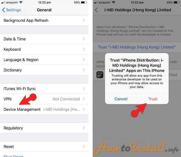 how to use Cydia impactor step6