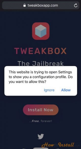 How To Install TweakBox in iPhone step3